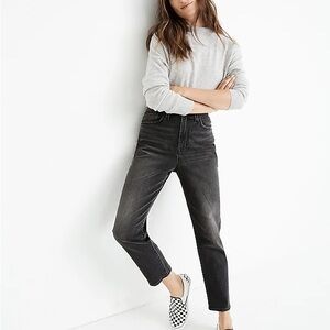 Madewell The Momjean in Dunstable Wash: Comfort Stretch Edition Size 26 in EUC